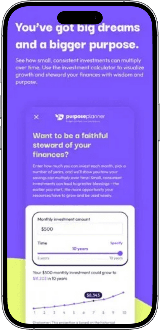 Purpose Planner App Screenshot 6